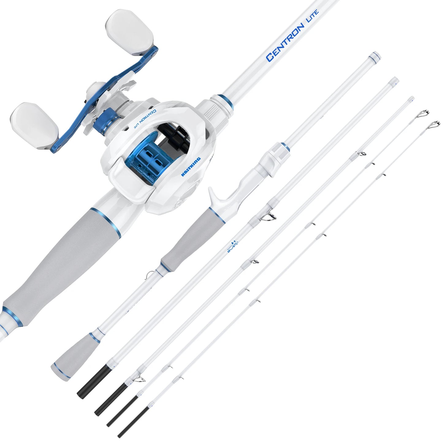 KastKing Centron Lite Travel Casting Combo Rod and Reel Kit