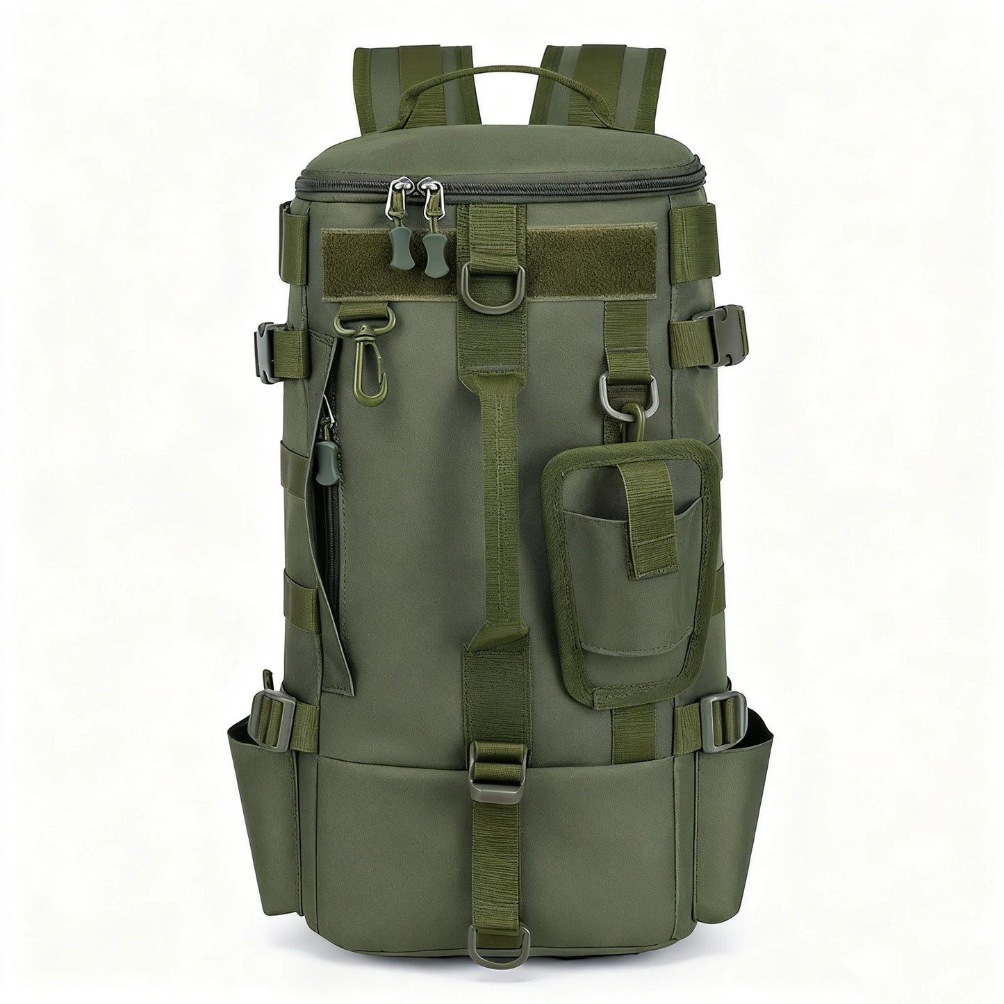 Multifunctional Fishing Backpack Tackle Bag With Rod Holders Waterproof Nylon