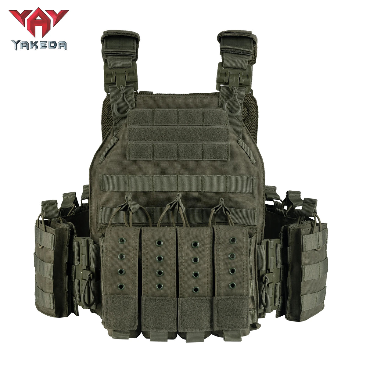 YAKEDA Quick Release Tactical Vest With Adjustable MOLLE System - Parry's Picks