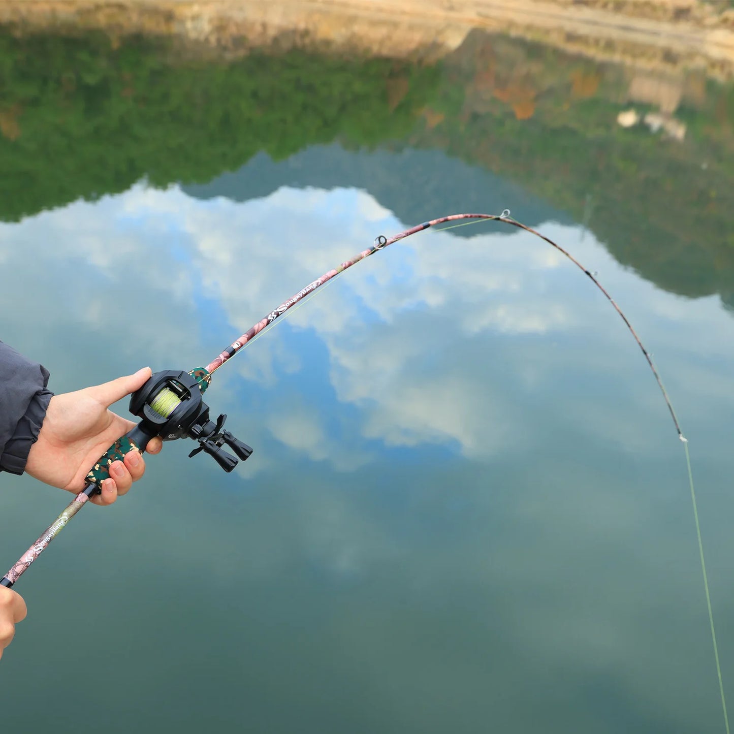 Sougayilang Baitcasting Rod and Reel Combo Set for Bass