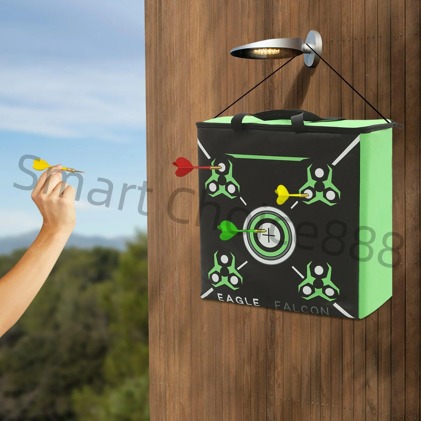 Portable Archery Target Bag Water Resistant Refillable Carrying Handle