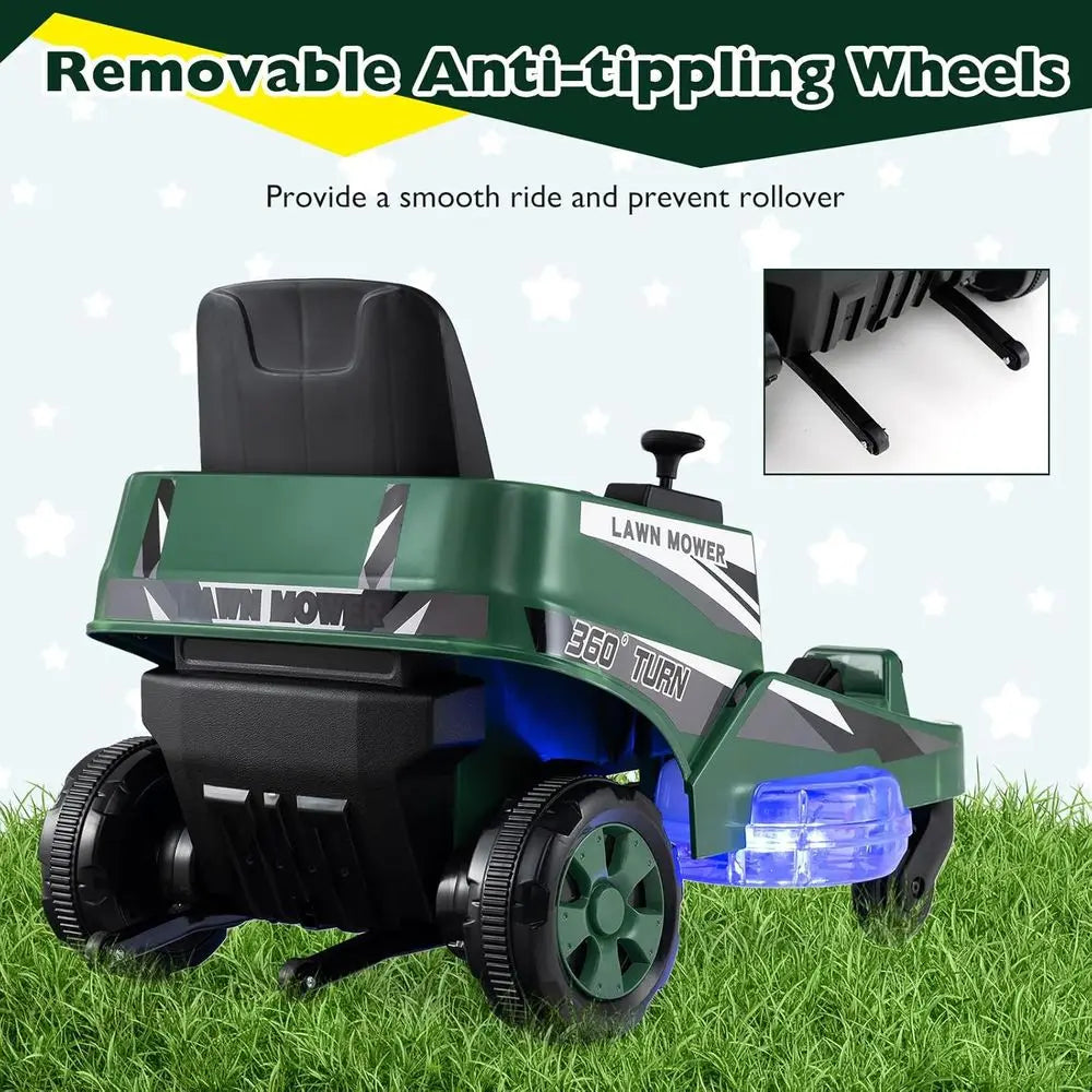 Childrens Toy Lawn Mower with Translucent Deck and LED Lights - Parry's Picks