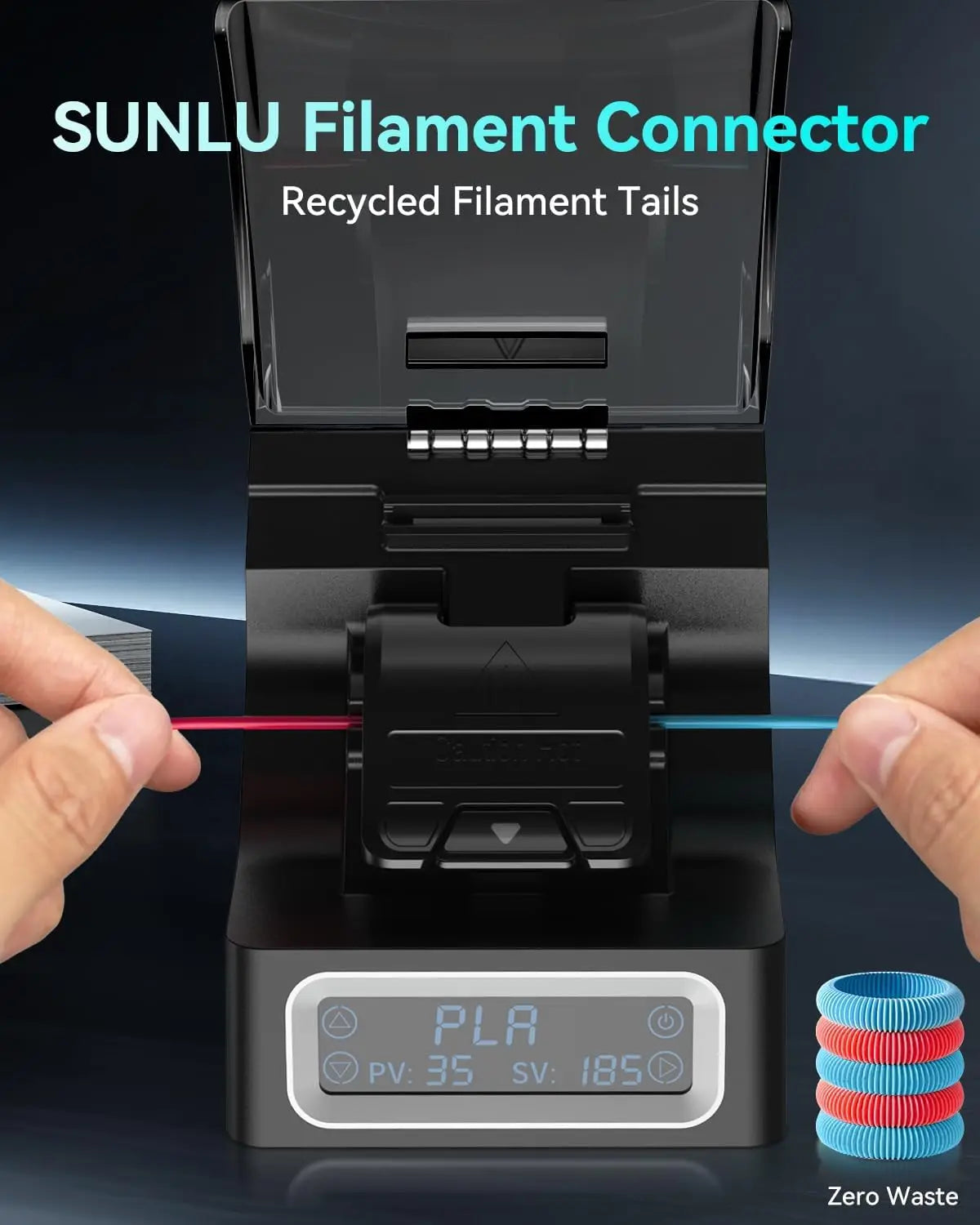 SUNLU Filament Connector FC01 Splicer With 200pcs PTFE Sleeve