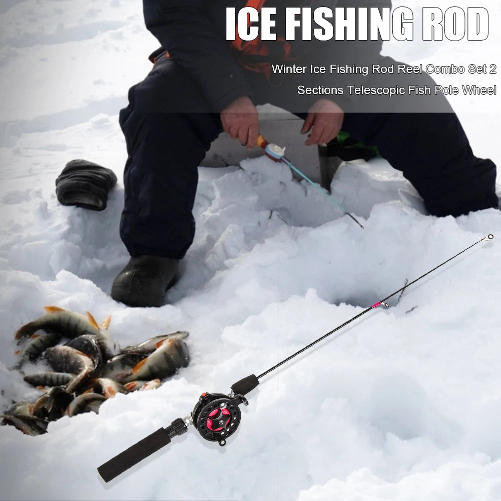 NovaSphere Ice Fishing Rod And Reel Combo Ultralight Telescopic Two Pi – Parry's Picks