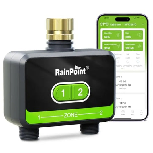 Bluetooth Water Timer For Garden Hose Wireless Sprinkler Controller Rain Delay - Parry's Picks