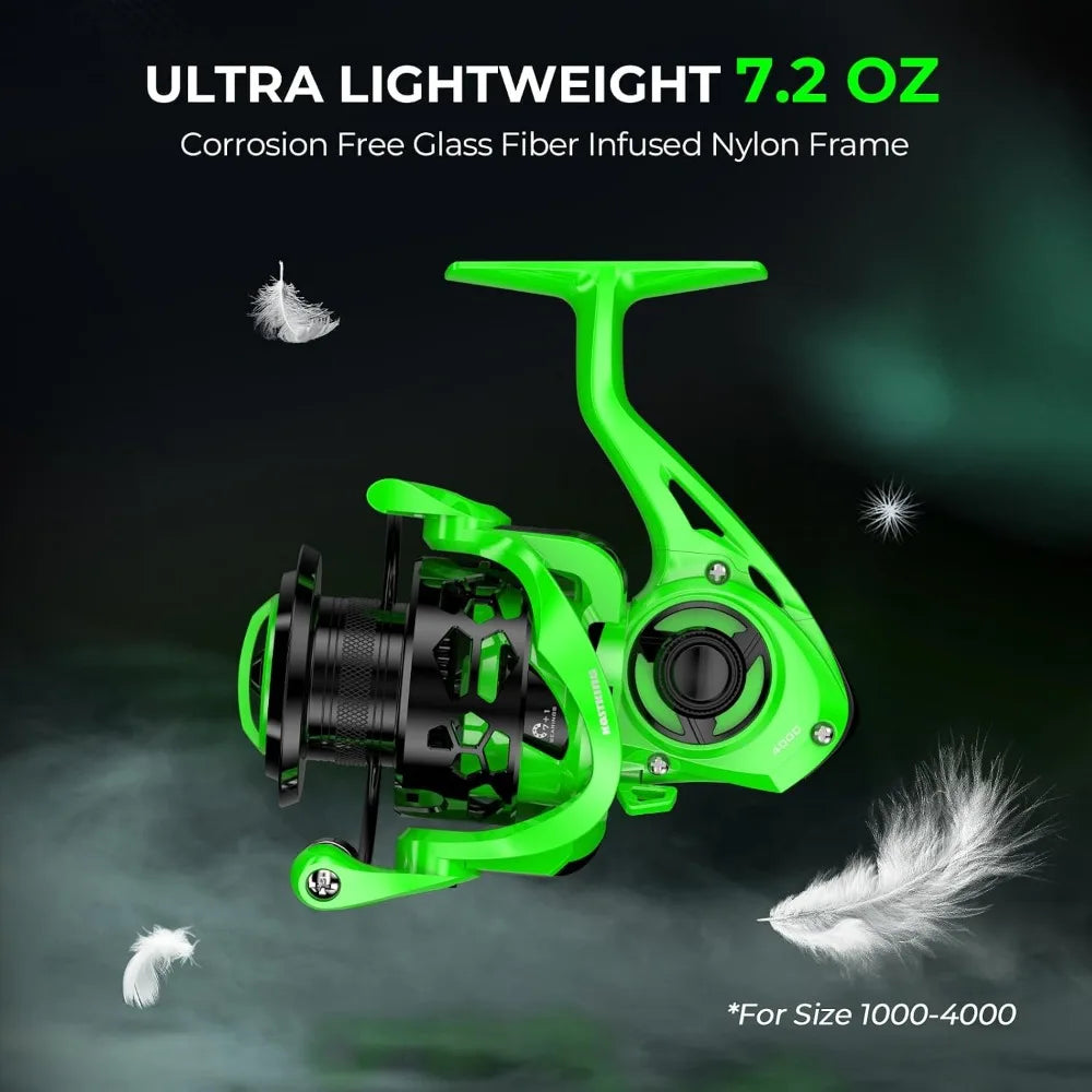 Dual Tip Fishing Rod Reel Combo Spinning Baitcaster IM6 Graphite