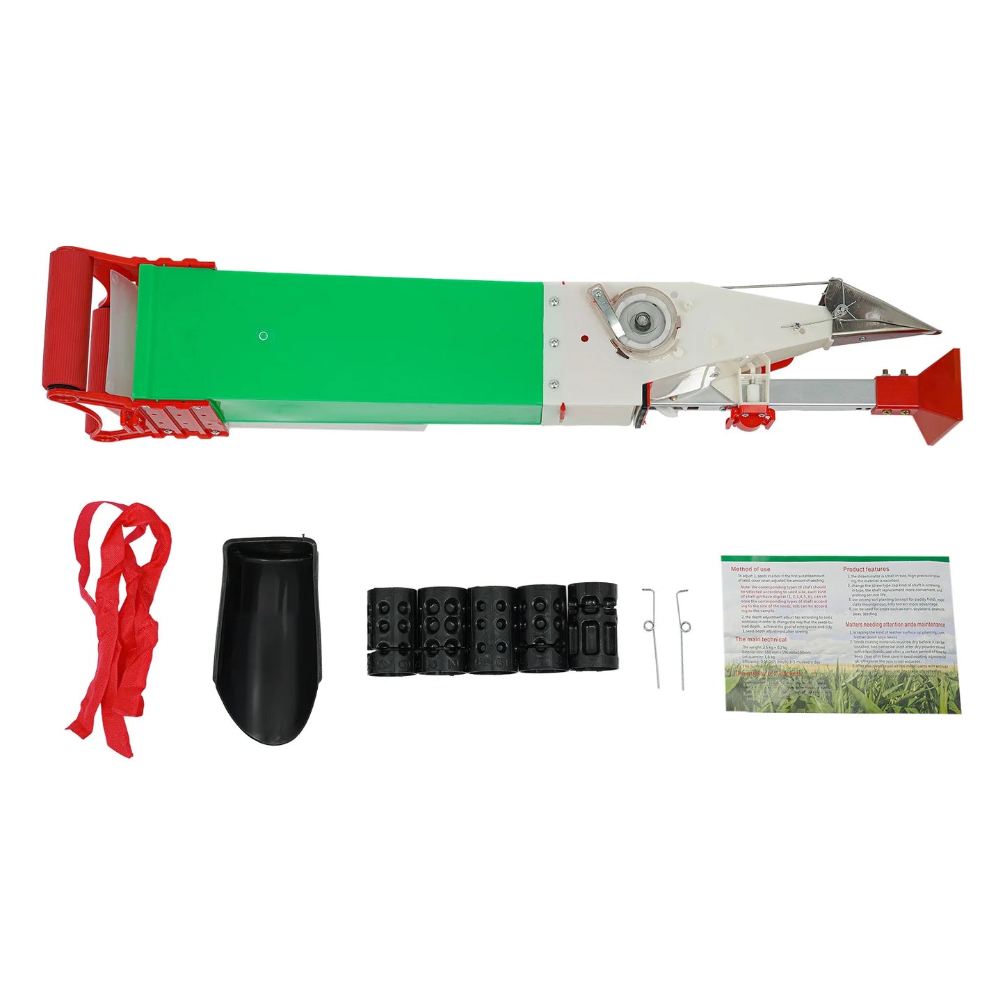 Bymaocar Adjustable Manual Fertilizer Spreader Planter Seeder