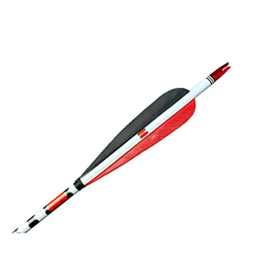 Carbon Arrows With Turkey Feathers For Hunting And Practice Recurve Bows