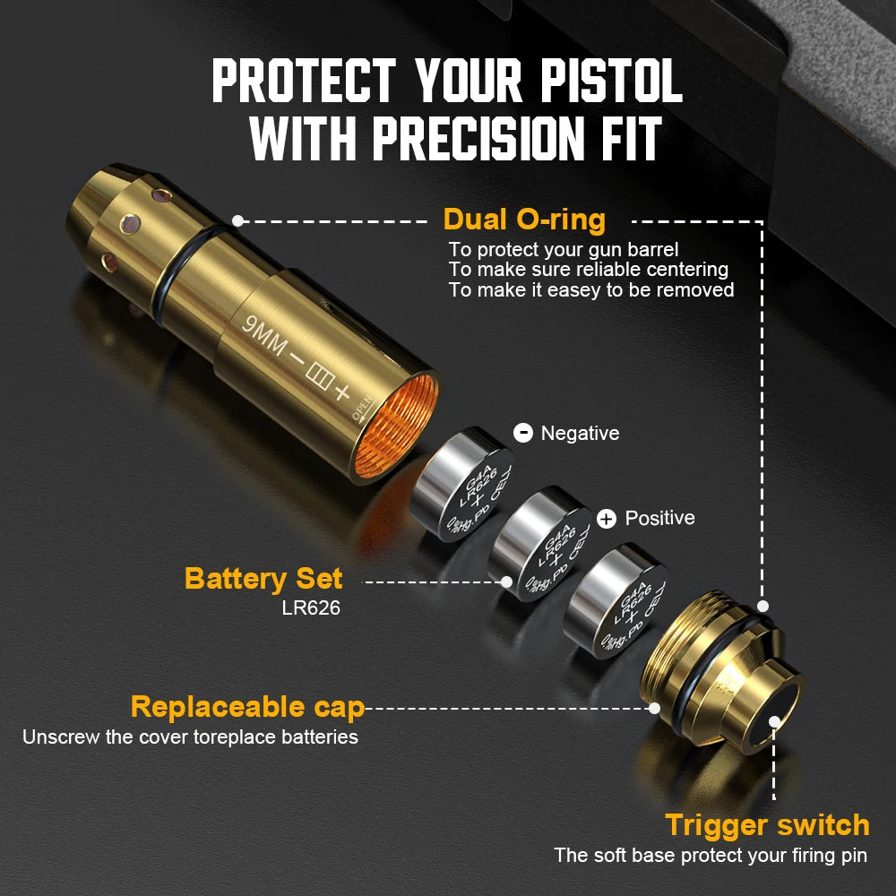 Laser Dry Fire Training Cartridge for Pistol Marksmanship - Parry's Picks