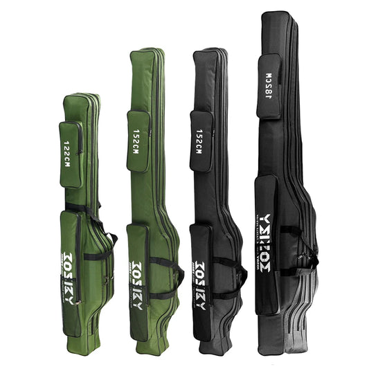 JOSBY Portable Foldable Fishing Rod Carrier Storage Bag Case - Parry's Picks