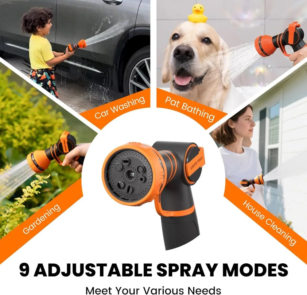 Retractable Garden Hose Reel Wall Mounted Lock At Any Length