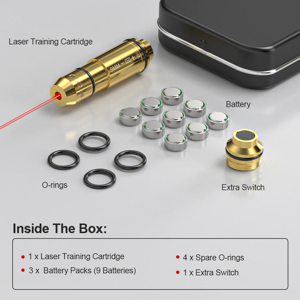 Laser Dry Fire Training Cartridge for Pistol Marksmanship - Parry's Picks