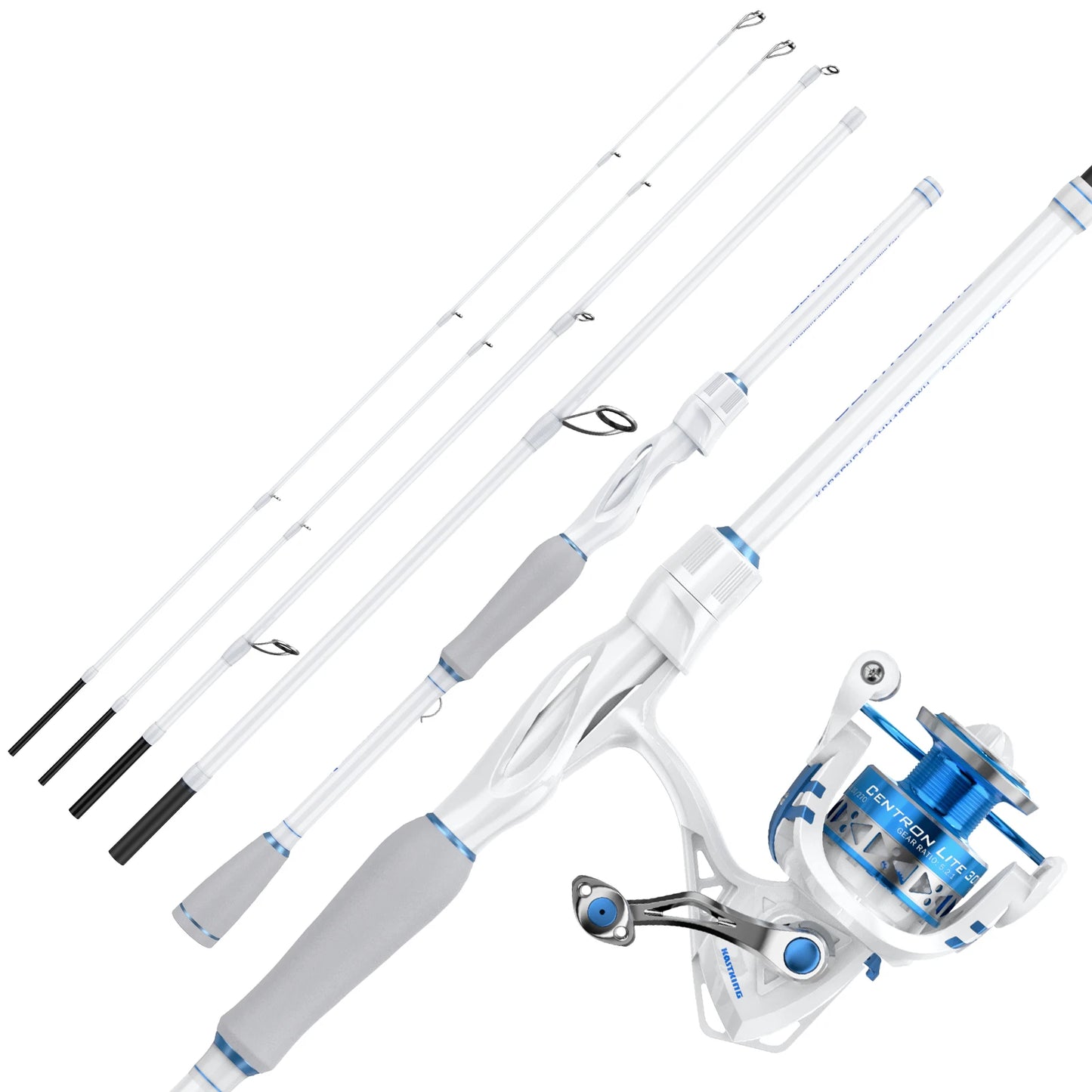 KastKing Centron Lite Travel Spinning Combo Packable Rod and Reel