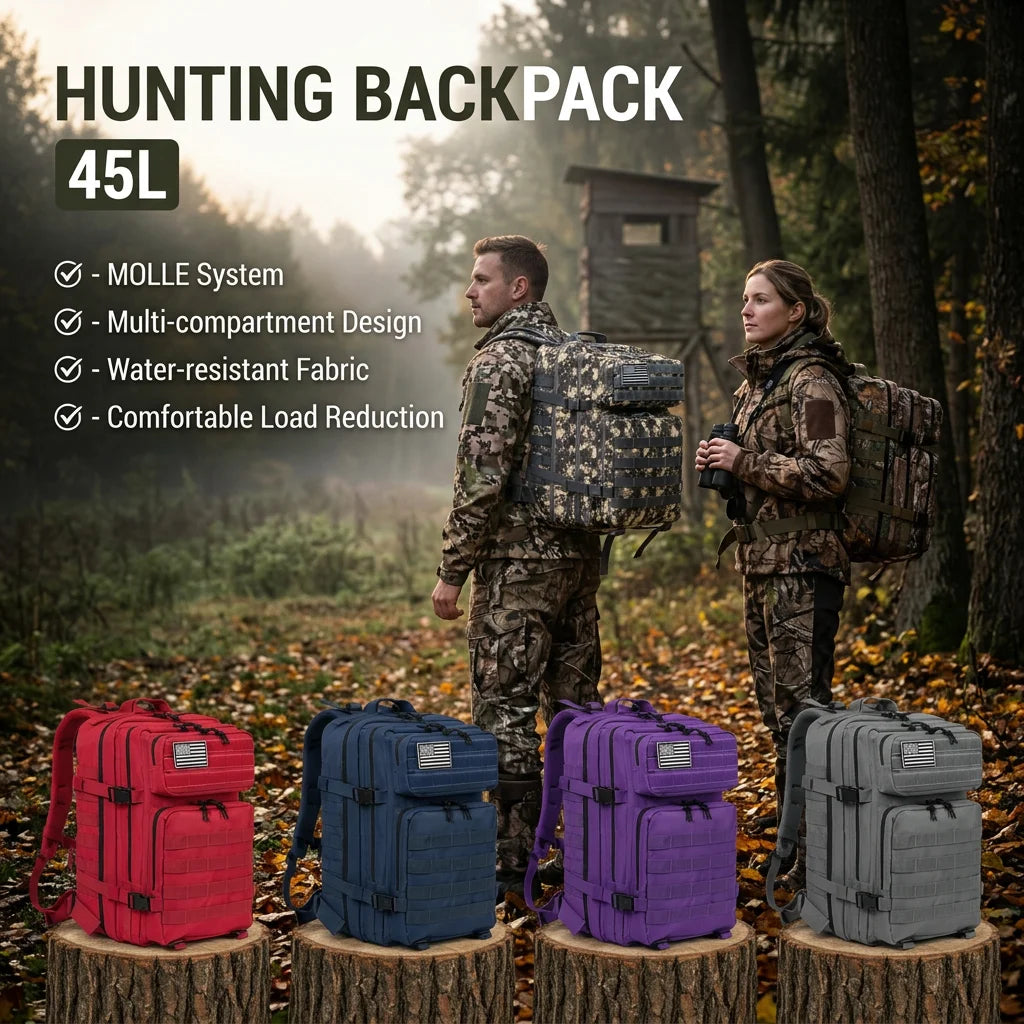 ReFire Gear Tactical Hunting Backpack Molle Outdoor Camping Rucksack - Parry's Picks