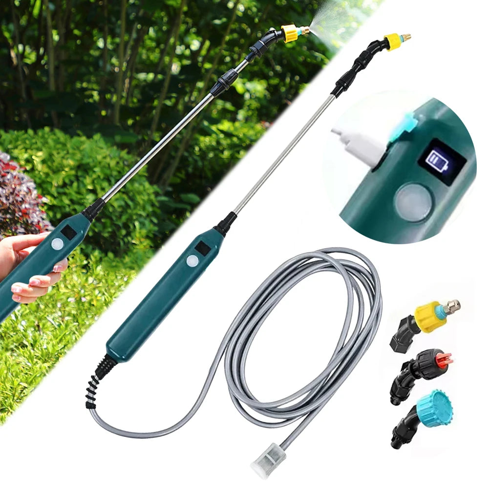 Electric Rechargeable Sprayer Telescopic Wand Portable Garden Sprayer