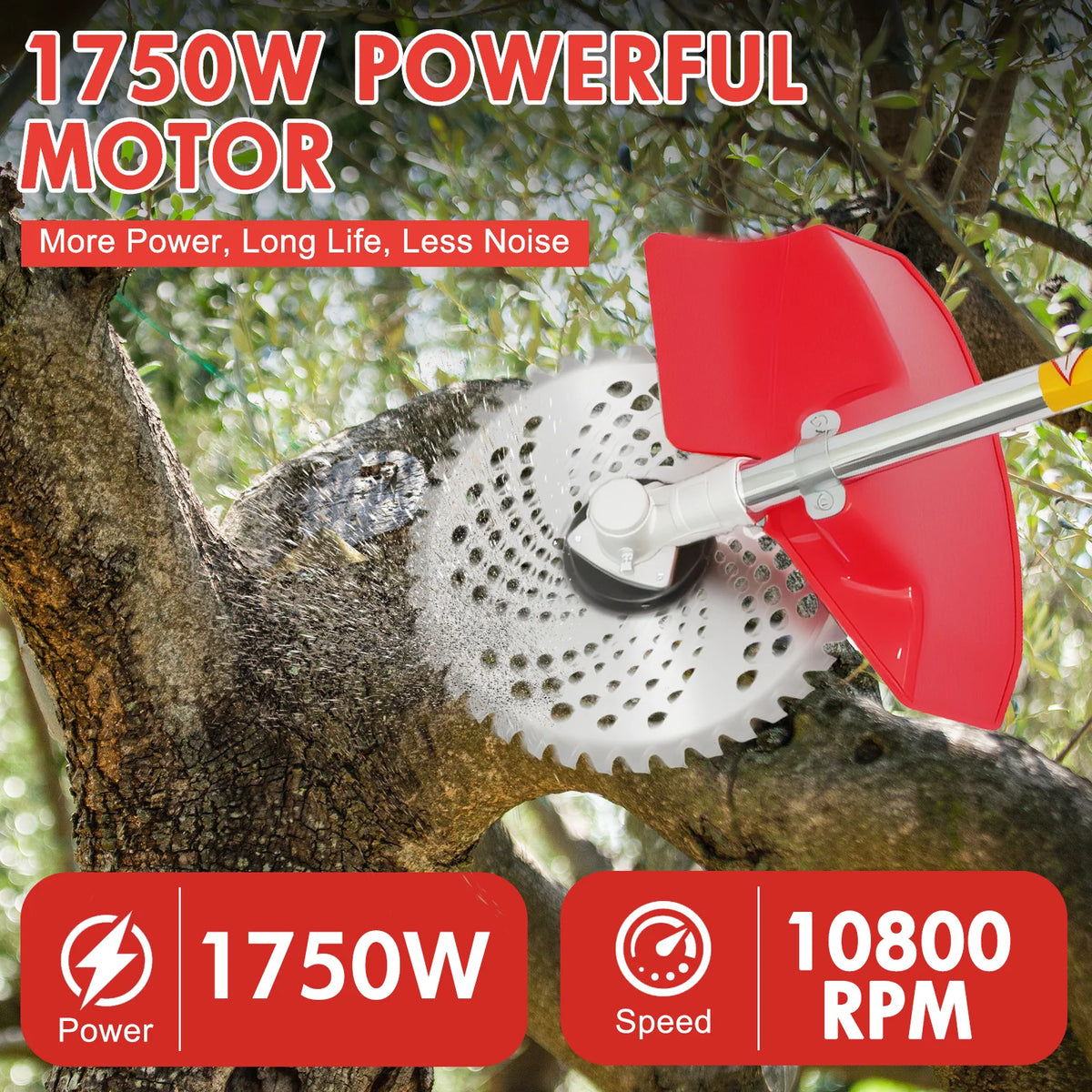 Gas Powered Lawn Mower and Weed Trimmer with Four Attachments - Parry's Picks