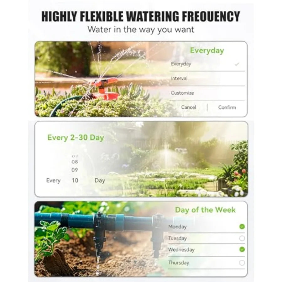 Bluetooth Water Timer For Garden Hose Wireless Sprinkler Controller Rain Delay