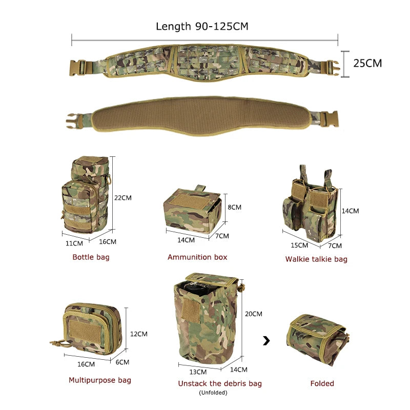 Yakeda Tactical Battle Duty Belt Set for Law Enforcement - Parry's Picks