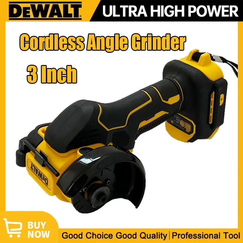 DeWalt Cordless 3 Inch Angle Grinder Mini Polishing Grinding Machine For 20V And 18V Batteries