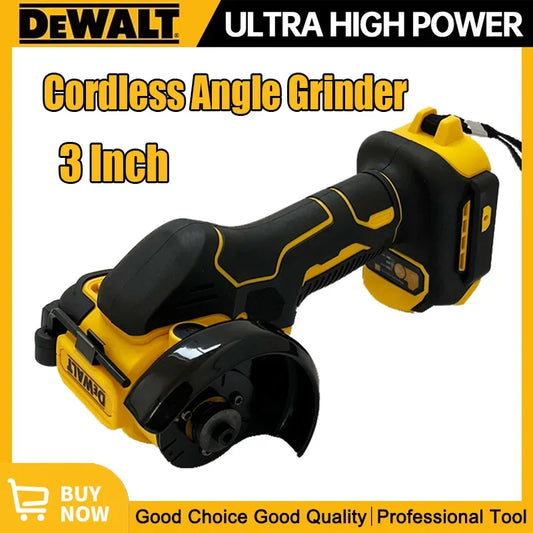 DeWalt Cordless 3 Inch Angle Grinder Mini Polishing Grinding Machine For 20V And 18V Batteries