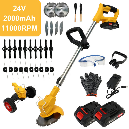 Cordless Grass Trimmer Three In One Edger And Mower - Parry's Picks