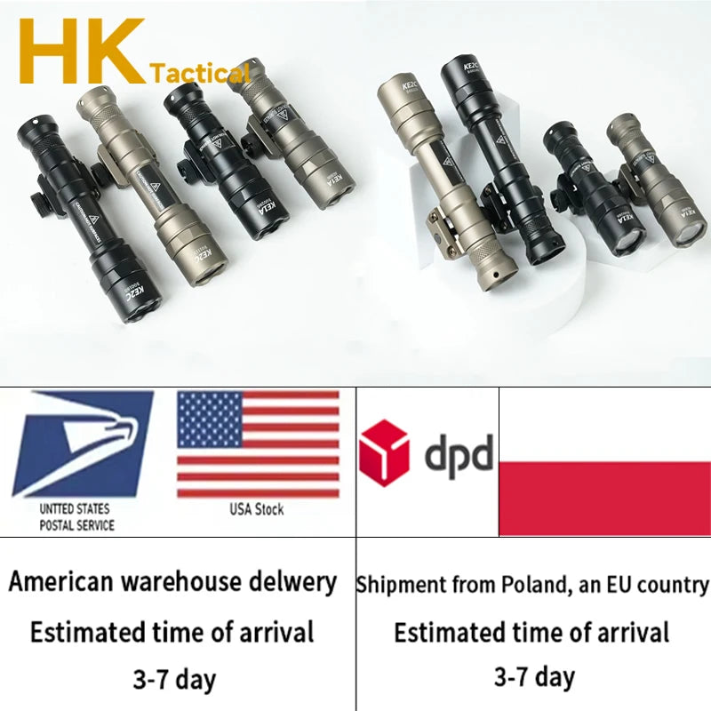 SF M600 M300 Series Tactical Flashlight 500 LM LED