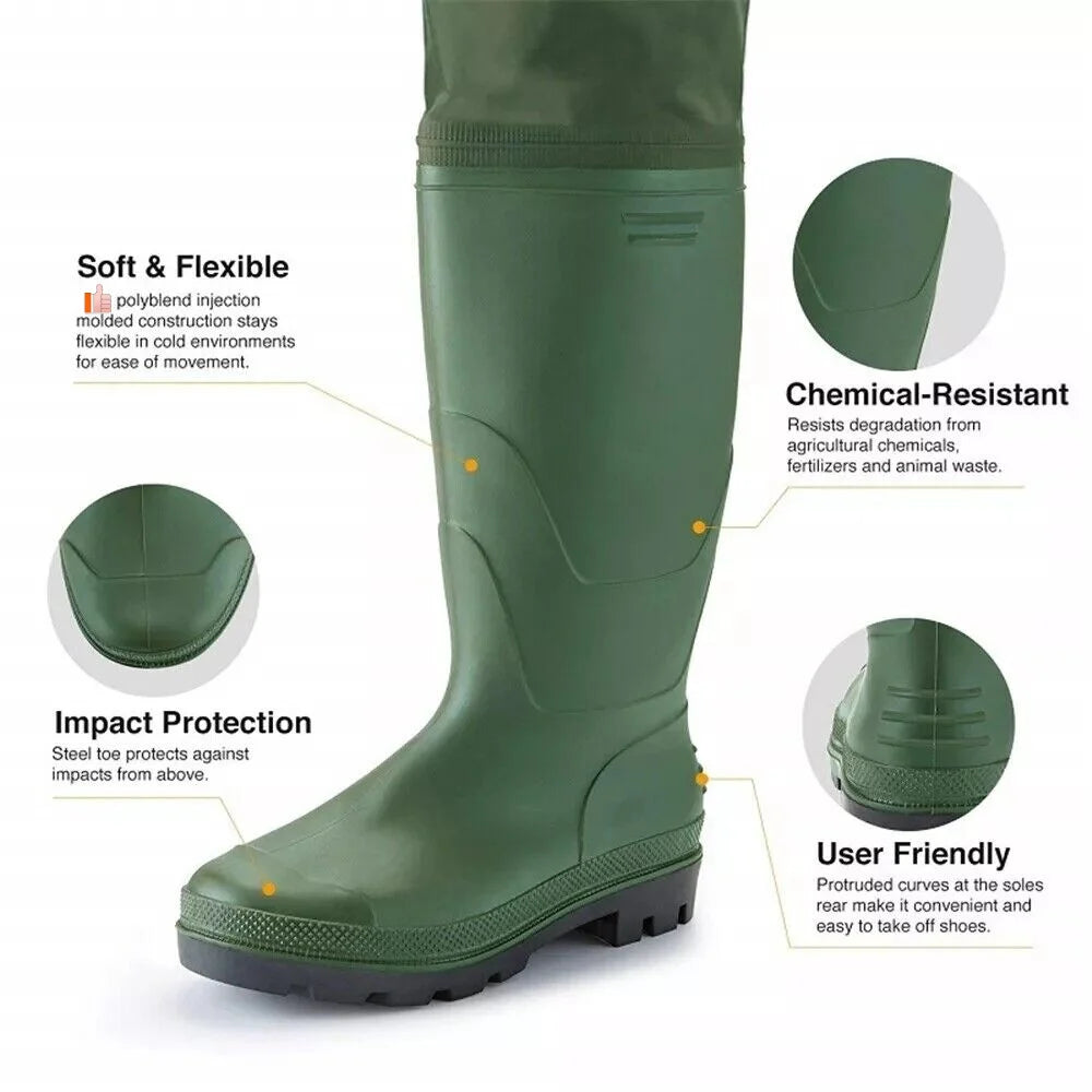 Night Cat Unisex Waterproof Chest Wader With Boots