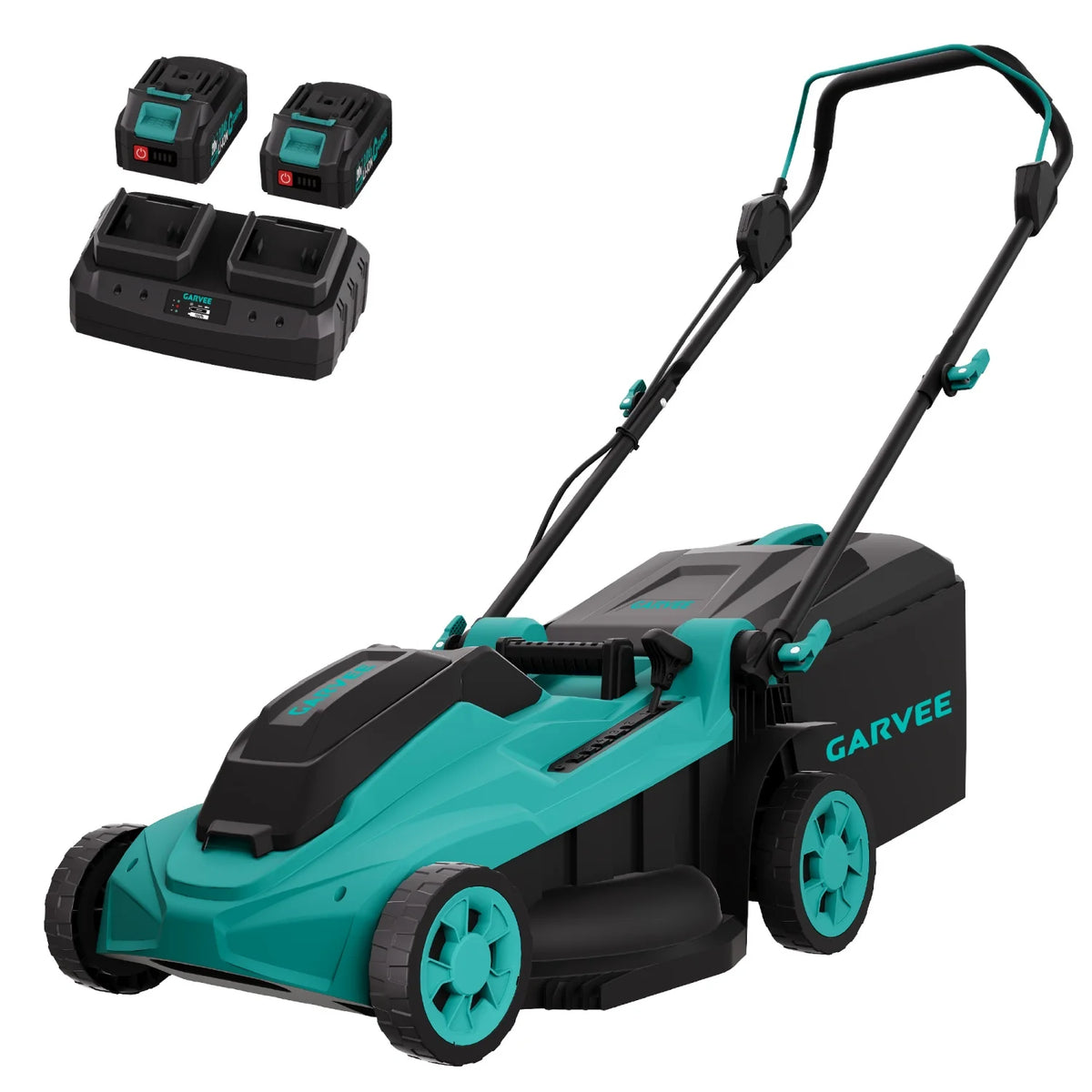 HiMISS Cordless Brushless Electric Lawn Mower With Dual Batteries - Parry's Picks