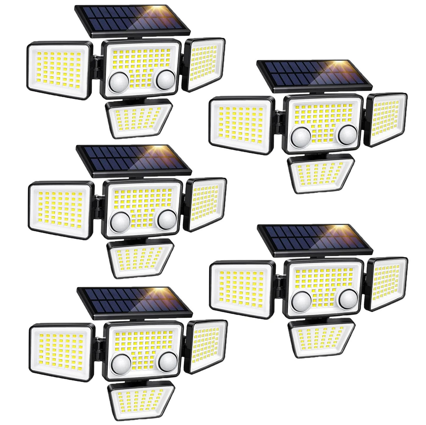 SZRSTH Solar Outdoor Lights 3000LM LED Motion Sensor Flood Lights