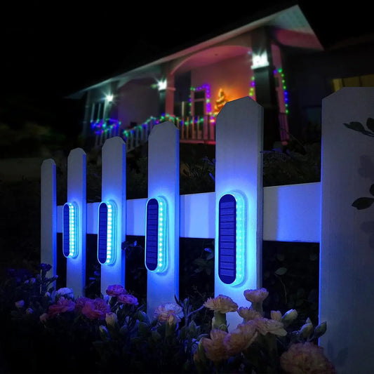 Solar LED Deck Lights 4 Pack IP68 Waterproof Outdoor Garden - Parry's Picks