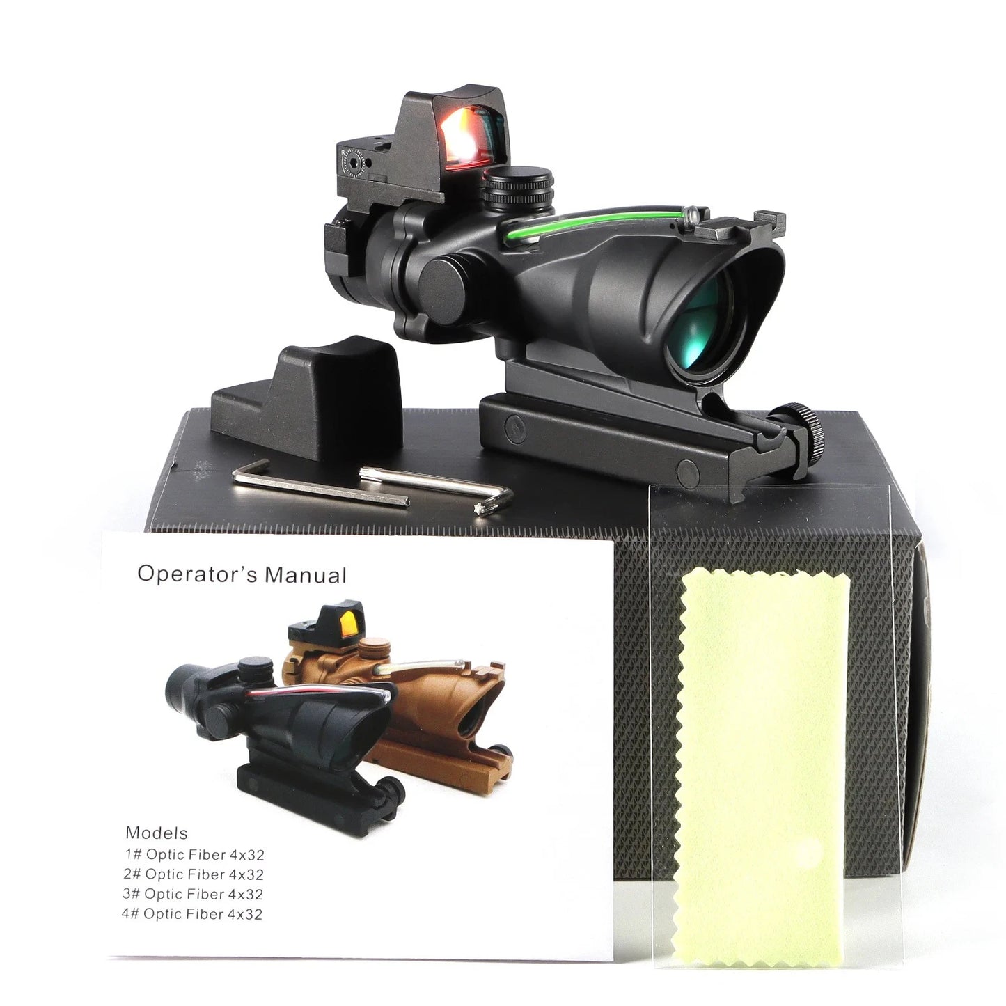 Nabila Adjustable Red Dot and Scope Set for Hunting