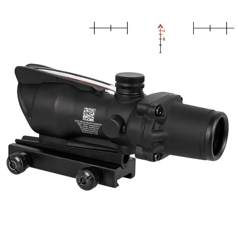Bestsight 4x32 Hunting Scope With Fiber Optics Red Dot Illuminated Reticle