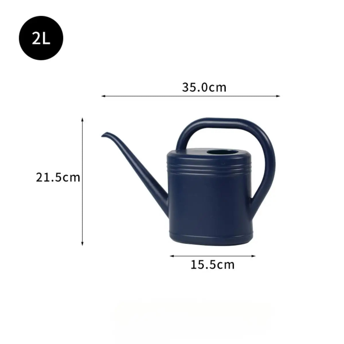 Homyl Watering Can With Sprinkler Head Long Mouth for Indoor Outdoor Plants Garden Use