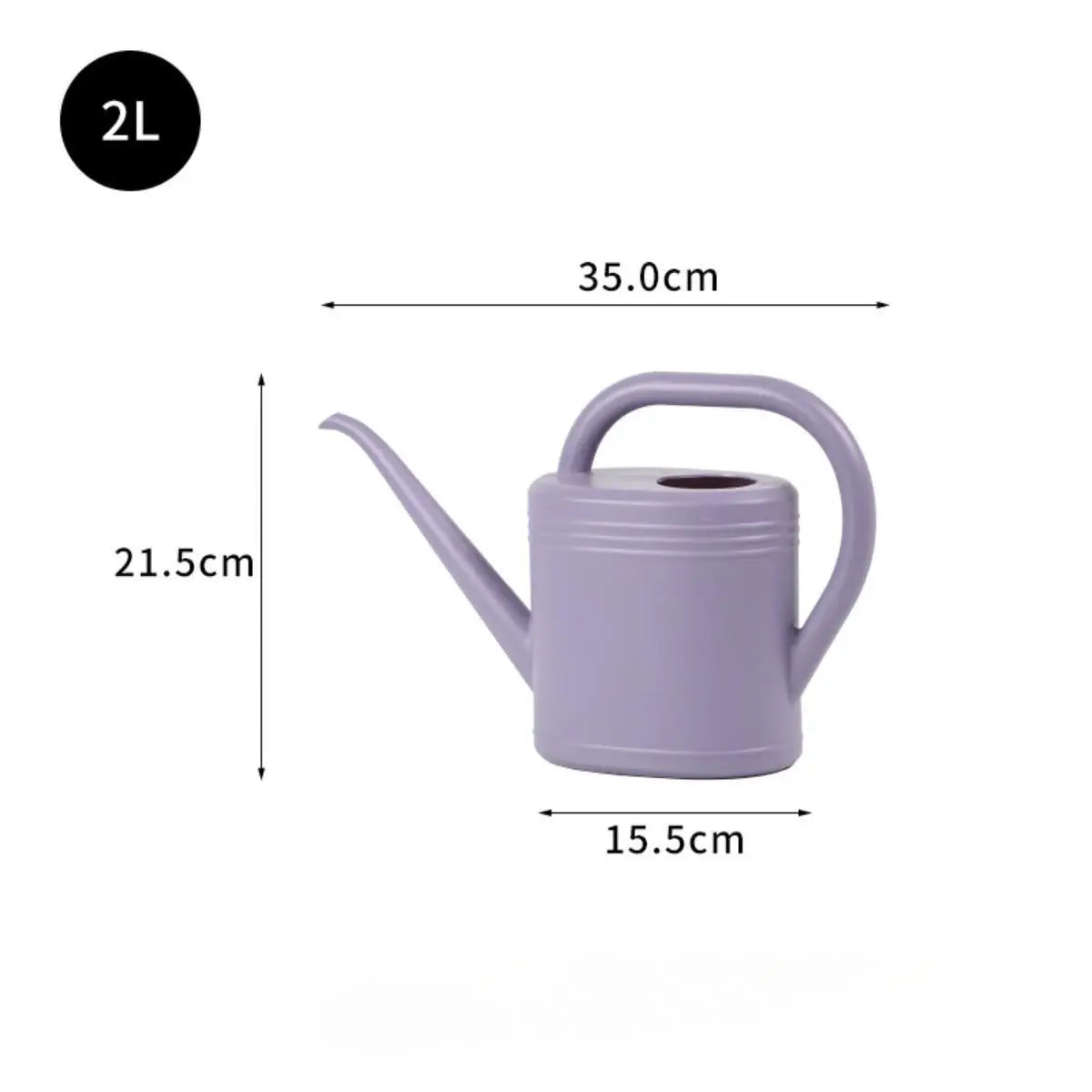 Homyl Watering Can With Sprinkler Head Long Mouth for Indoor Outdoor Plants Garden Use
