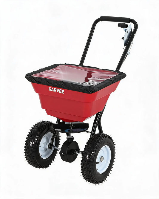 80 Lbs Push Broadcast Spreader All-Terrain Walk-Behind Lawn Spreader - Parry's Picks