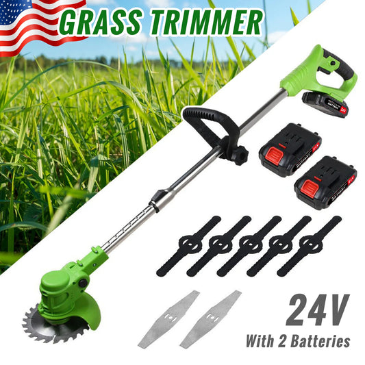 Electric Cordless 2 in 1 Weed Trimmer and Grass Cutter - Parry's Picks