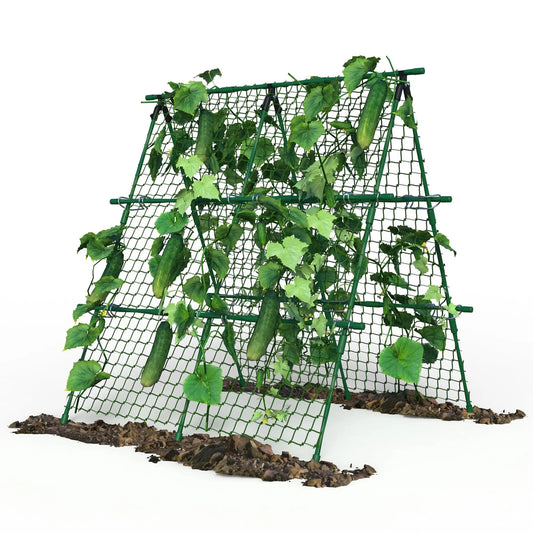 HiMISS Raised Bed Trellis A Frame Garden Support Climbing Plants - Parry's Picks