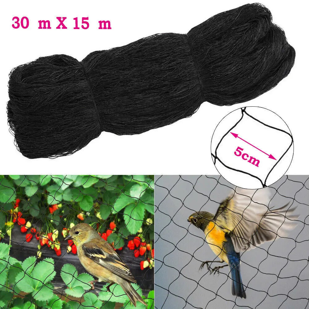 Heavy Duty Nylon Bird Netting for Gardens to Protect Fruit and Vegetables