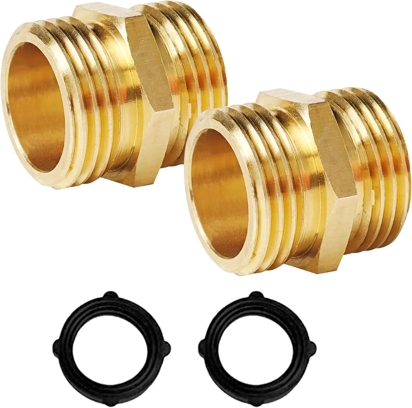 Garden Hose Adapter Three Quarter Brass Female To Female