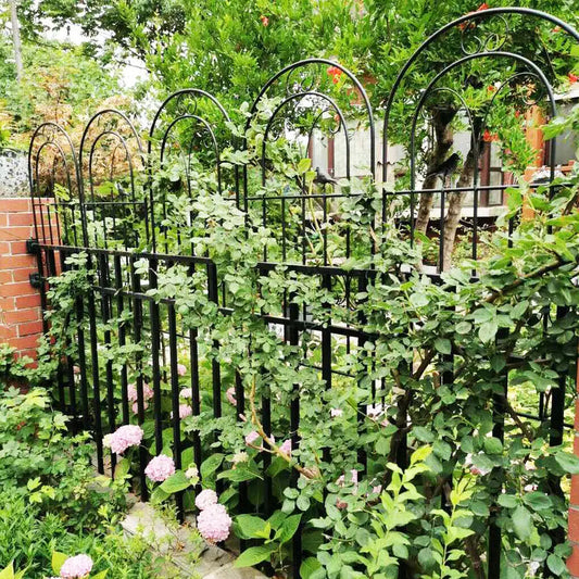 Metal Garden Trellis Fence Anti Rust Climbing Plant Panels - Parry's Picks