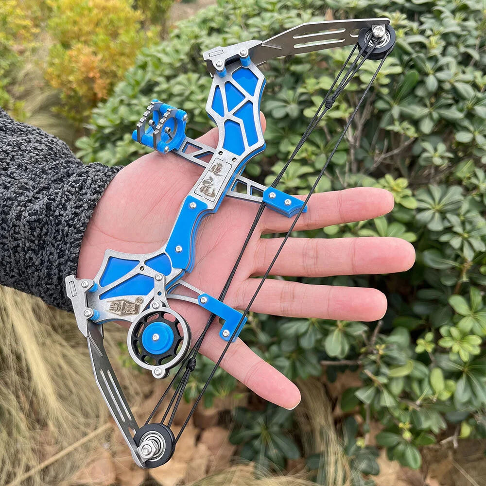 Mini Compound Bow Set 12 Lbs With 12 Arrows Indoor Outdoor Training