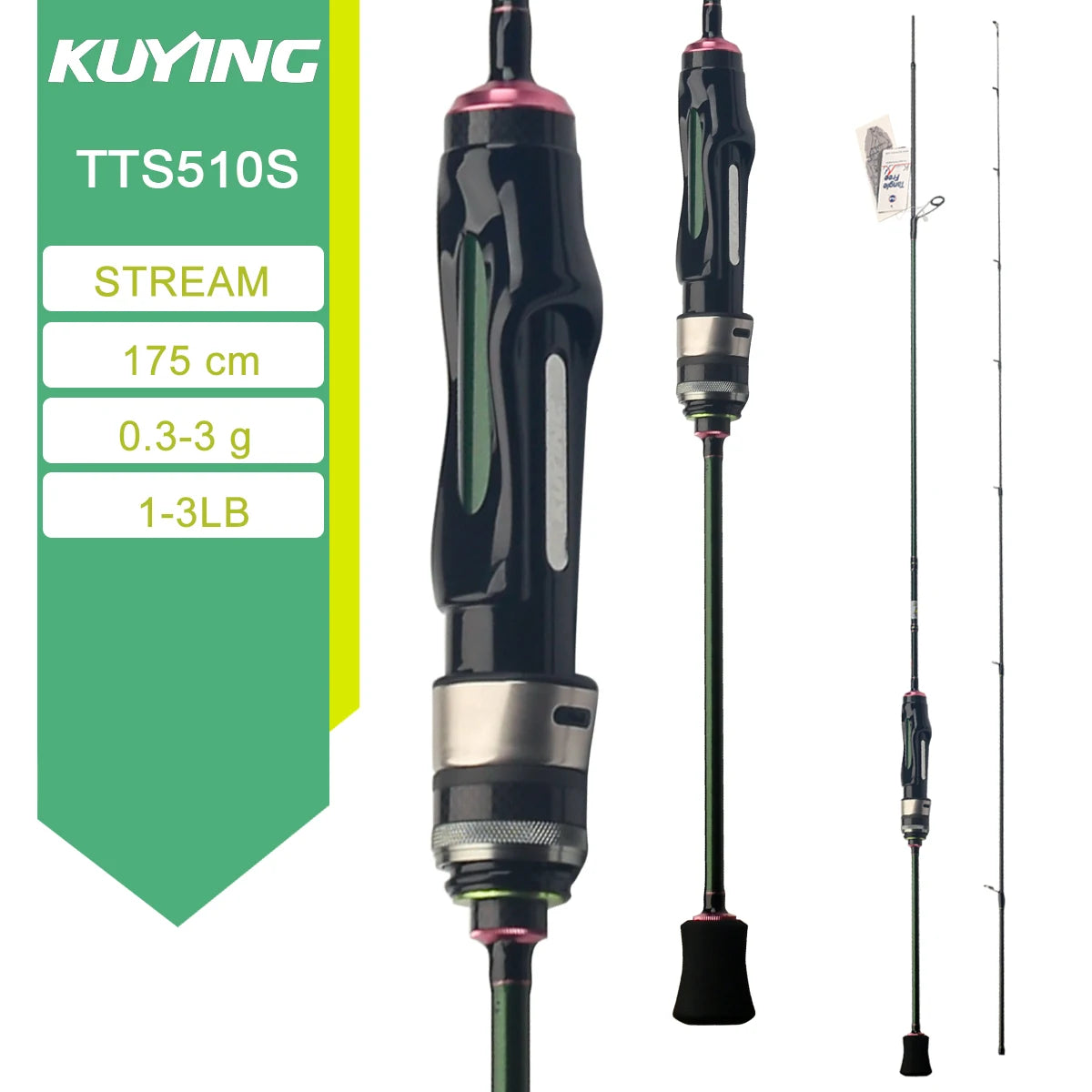 KUYING TETON Spinning Casting Rod Carbon For Lure Fishing