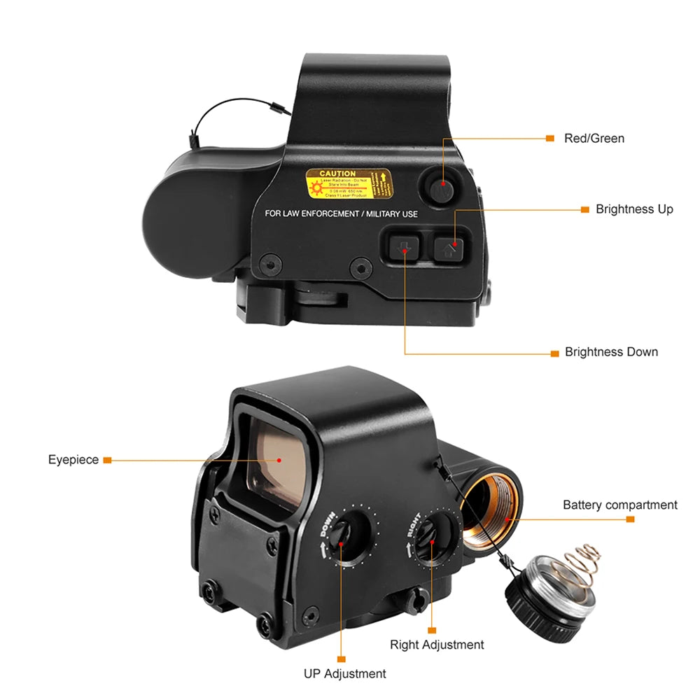 Bestsight Holographic Reflex Dot Sight For 20mm Mount