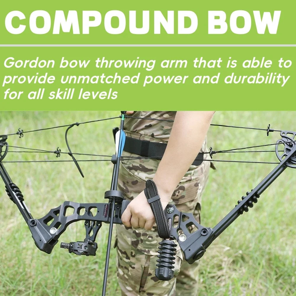 Adjustable Compound Bow Set 20-70 Lb With 500 Carbon Arrows