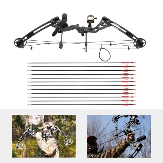 Compound Bow for Adults and Beginners With Adjustable Draw 30-55lb - Parry's Picks