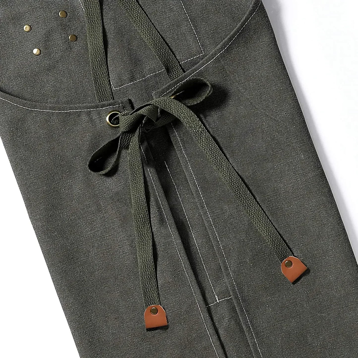 Hebei Canvas Kitchen Apron For Chefs And Restaurant Staff With Cross Back Design