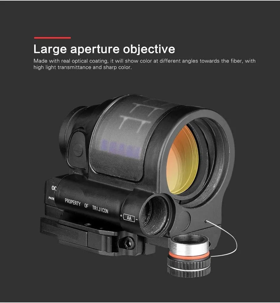 Nabila 1x38 Red Dot Reflex Sight With QD Mount Rifle Scope