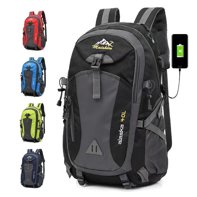 Anti Theft Mountaineering Waterproof Backpack For Outdoor Travel And Hiking