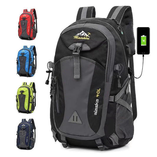 Anti Theft Mountaineering Waterproof Backpack For Outdoor Travel And Hiking