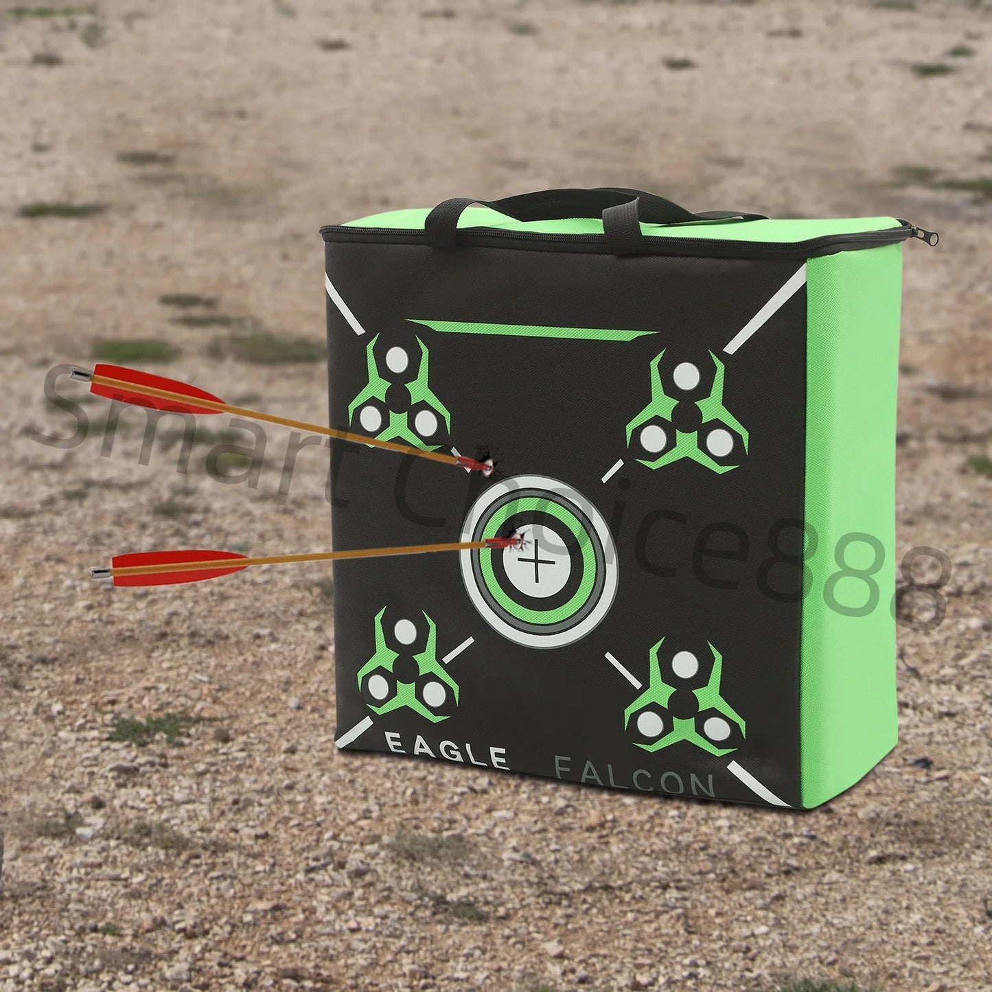 Portable Archery Target Bag Water Resistant Refillable Carrying Handle